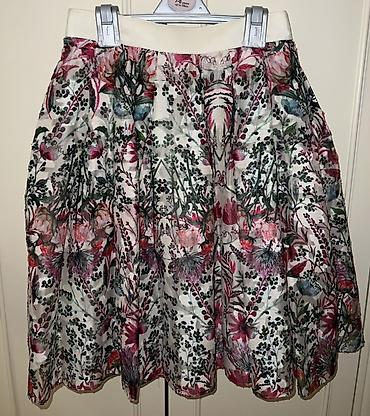 ag etek: Qadın ətəyi(TED BAKER) – çiçəkli print - Model: A-kəsimli, geniş — 1