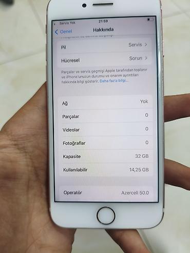 iphone sr: IPhone 7, 32 GB, Rose Gold, Barmaq izi — 4