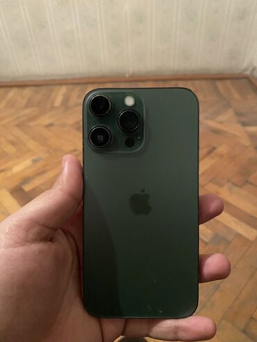 iphone barter: IPhone 13 Pro, 128 GB, Matte Midnight Green, Face ID