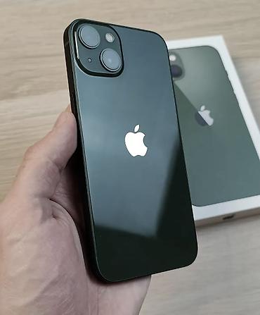 iphone zaryatka: IPhone 13, 128 GB, Alpine Green, Zəmanət, Simsiz şarj, Face ID — 2