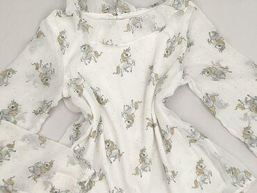 czarne rajstopy do granatowej sukienki: Blouse, H&M, 10 years, 134-140 cm, condition - Perfect