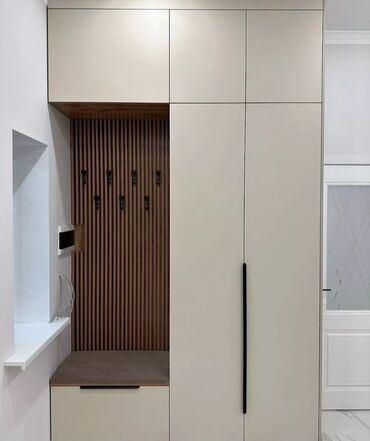 Sifarişlə dolablar: Düz dolab, Dəhliz üçün, Paltar üçün, Açılan, Korpuslu, 4 qapılı — 4