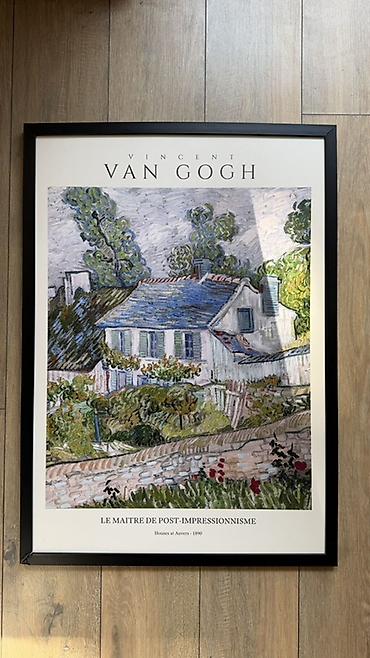 cuce sekilleri: Vincent van Gogh tablosu – “Houses at Auvers, 1890”
Ölçülər: 50 x 70 — 1