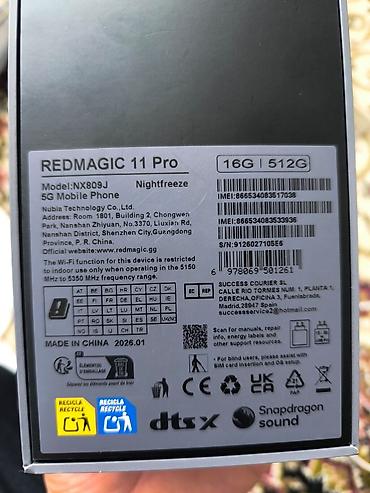 Уюлдук телефондор жана аксессуарлар: Игровой смартфон Nubia RedMagic 11 Pro — фирменный дизайн с подсветкой — 7