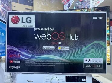 Стиральные машины: Телевизор LG 32', ThinQ AI, WebOS 5.0, Al Sound, Ultra Surround