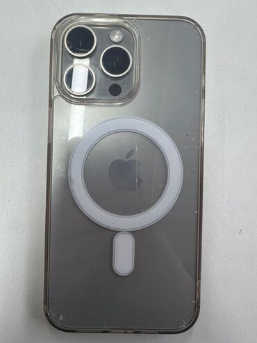 пошиф чехлов: IPhone 15 Pro Max, Колдонулган, 256 ГБ, Desert Titanium, Коргоочу айнек, Каптама, 88 %