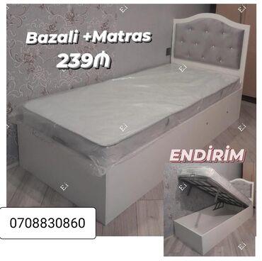 Çarpayılar: Yeni, Təknəfərlik çarpayı, Bazalı, Matras ilə