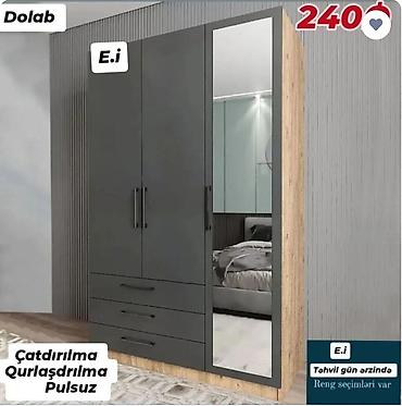 panel radiyatir: Yeni, 4 qapılı, Taxta, Açılan, Düz dolab — 1