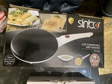 perawki aparati: Sinbo SP 5208 markalı çoxfunksiyalı krep hazırlama aparatı. 20 sm