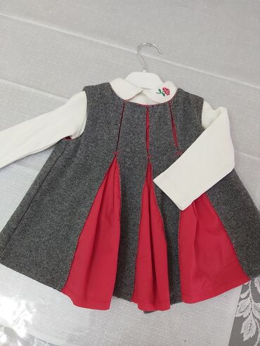 ana bala dest geyimleri: Детское платье цвет - Серый