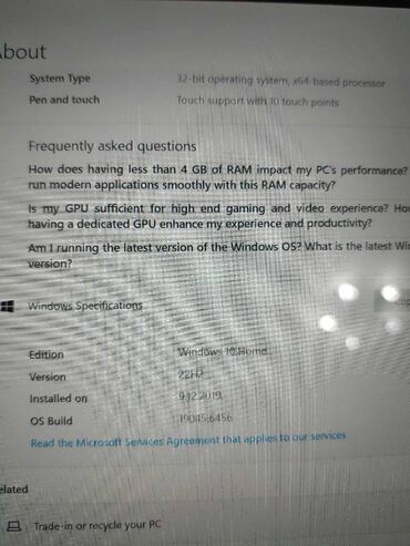Tableti: Ispravan tablet win 10 sa dobrom baterijom EKRAN Primarni: IPS LCD — 7