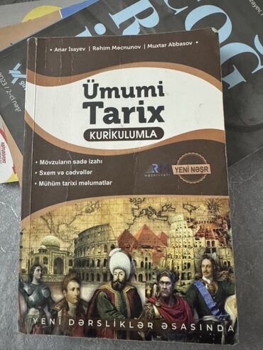 Bu dərslik "Ümumi Tarix" fənnini kurikulumla əhatə edir. Kitab