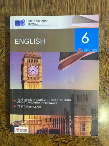Məktəb dərslikləri: Məhsul: “ENGLISH – 6” test toplusu (Dövlət İmtahan Mərkəzi)