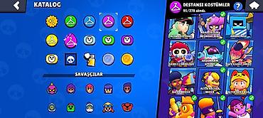 26 lik velosiped dağ: Brawl Stars oyun hesabında nadir və tematik kostyumlar kolleksiyası - — 1