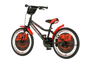 set sminki: Bicikl kids Visitor Xtreme 20" 10" V-brake + kontra, za visinu deteta — 4