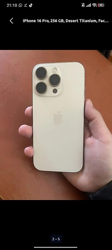 12 pro max case: IPhone 16 Pro, 128 GB, Desert Titanium, Face ID — 1