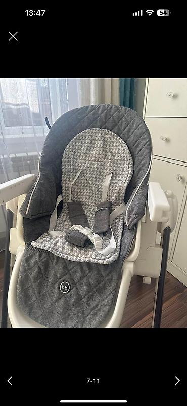 Стульчики для кормления: Стульчик для кормления, Б/у, Другой бренд, Металл, Трансформер, цвет - Серый, Платная доставка, Самовывоз — 7