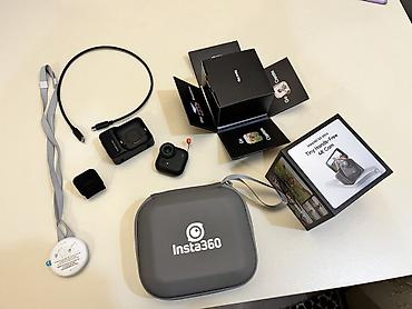 mini kondisioner: Insta360 GO Ultra– Tiny Hands‑Free 4K Cam seti Məzmun: - Insta360 GO — 3