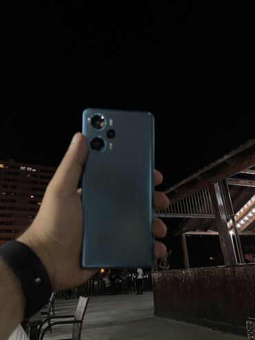 ucuz telfun: Poco F5, 256 GB, rəng - Mavi, Barmaq izi, Face ID