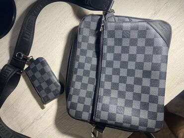 рюкзак для фотоаппарата: Классическая сумка, Louis Vuitton, Турция, Материал: Комбинированный материал, Застежка на молнии, Мужские, Новый
