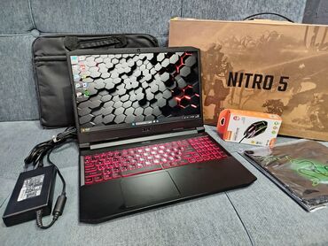 купить ноутбук для игр: Ноутбук, Acer, 16 ГБ ОЭТ, Intel Core i5, 15.6 ", Колдонулган, Жумуш, окуу үчүн, эс тутум NVMe SSD