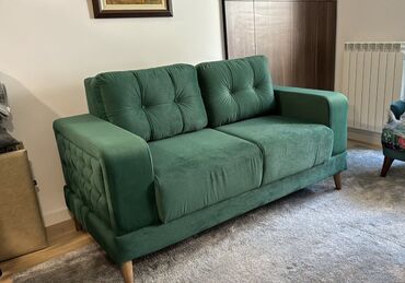 deciji sto i stolice pertini: Two-seat sofas, color - Green, New