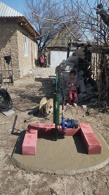 услуга сантехника бишкек: Бурение скважин на воду и установка ручных/электрических насосов - — 3