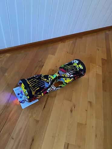 Elektrik nəqliyyatı: Smart balans skuter (hoverboard) – rəngli qrafiti dizayn — 8