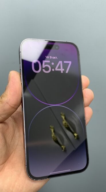 ноутбуки для программистов: IPhone 14 Pro, Колдонулган, 128 ГБ, Deep Purple, Кабель, 88 %