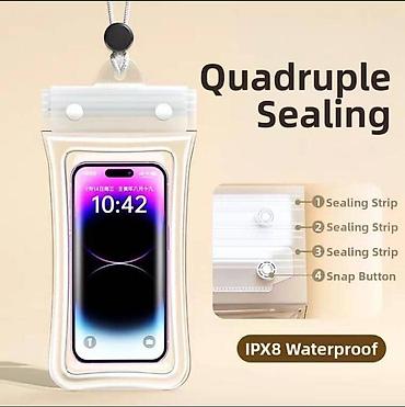 iphone 10plus: 4 уровня ЗАЩИТЫ❗ Водонепроницаемый чехол—ГЕРМЕТИК для смартфона, цвет — 3