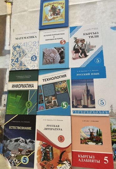 электронная книга по кыргызскому языку 7 класс оморова: Комплект школьных учебников. Состав: - Для 5 класса: математика (2