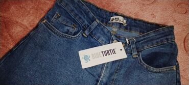 женские брюки: Джинсы S (EU 36), цвет - Синий