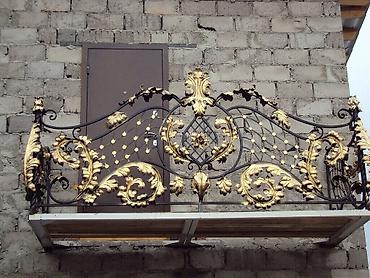 dəmir fermalar: Balkon məhəccəri, Dəmir — 5