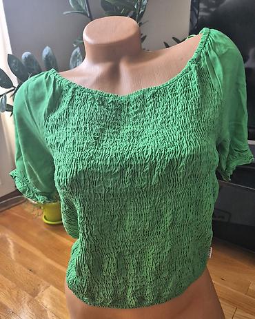 bluza guess: Zelena ženska bluza D-ZINE (model: MABIANA UNI, šifra Z70097) - — 1