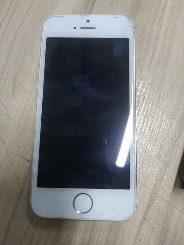 iphone 5s телефон: IPhone 5s, Б/у, Белый, Защитное стекло, Чехол, Кабель, 10000 %