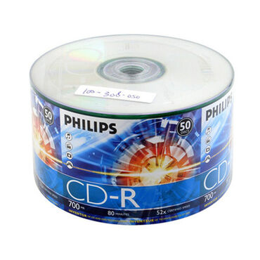 philips cd in Кыргызстан | УТЮГИ: Пустой диск ( болванка) CD-R PHILIPS (52x, 700MB)Он имеет емкость