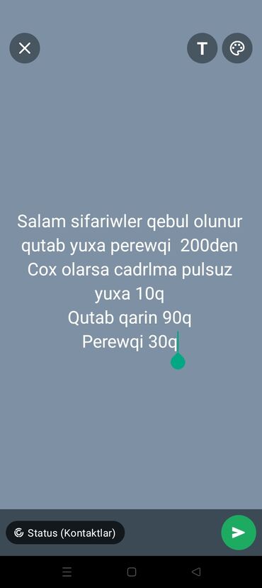 xaş sifarişi: Sifarişlə hazır yeməklər