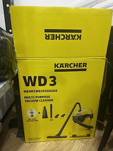 карчер: Пылесос многоцелевой Karcher WD 3 - Тип: хозяйственный (dry/wet) — 1