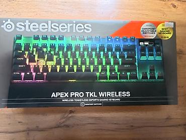logitech mx master: Клавиатура, SteelSeries, Механическая, Bluetooth подключение, Размер: 80% — 4