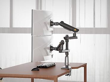 monitor arm: Monitor ARM NB Ergonomic D9C Gaming / Dual – böyük, geniş (Ultrawide) — 3