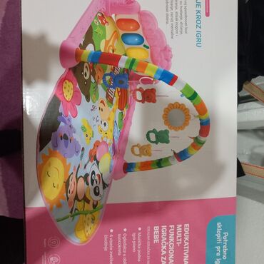 Toys: Nova muzcka podloga za bebe u roze boji