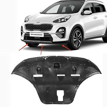 bumper: Защита бампера двигателя Kia Sportage NQ5 / Киа Спортейдж 2022–2024 В — 1