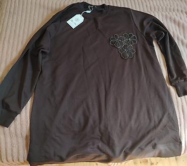 payiz qis geyimleri instagram: Svitşot, 3XL, rəng - Qara — 1