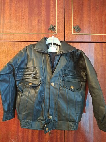 мужская куртка кожа: Весенняя куртка эко кожа в хорошем состоянии на возраст 5-6 лет