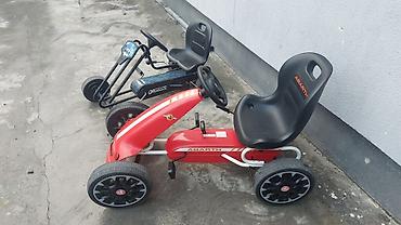Dečiji električni automobili: Dečiji pedali go-kartovi – 2 modela - Model 1: Crveni „Abarth” — 4