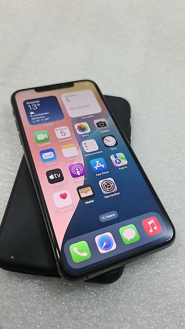 Apple iPhone: IPhone 11 Pro Max, Б/у, 64 ГБ, Черный, Чехол, 73 % — 4