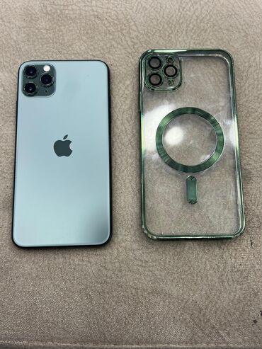 Apple iPhone: IPhone 11 Pro Max, 64 GB, Matte Silver, Barmaq izi, Face ID