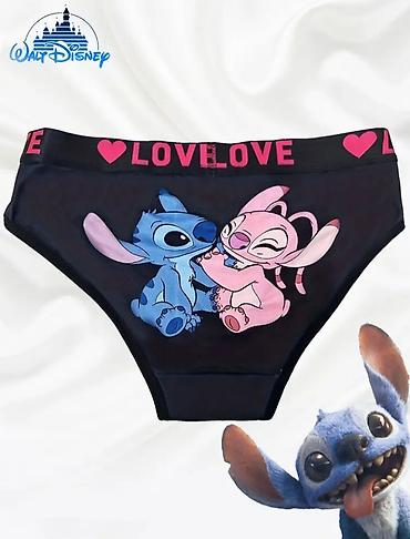 ps baletanke: Ženske gaćice sa motivom crtanih likova “Stitch & Angel”. - — 2