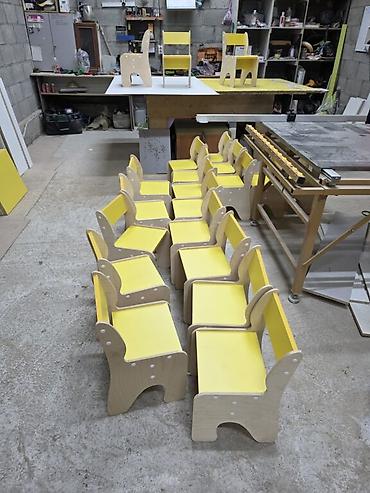 Детские стулья: Детский стул, Новый, Дерево, цвет - Зеленый, Самовывоз — 10