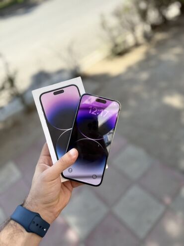 Apple iPhone: IPhone 14 Pro Max, 128 GB, Deep Purple, Face ID